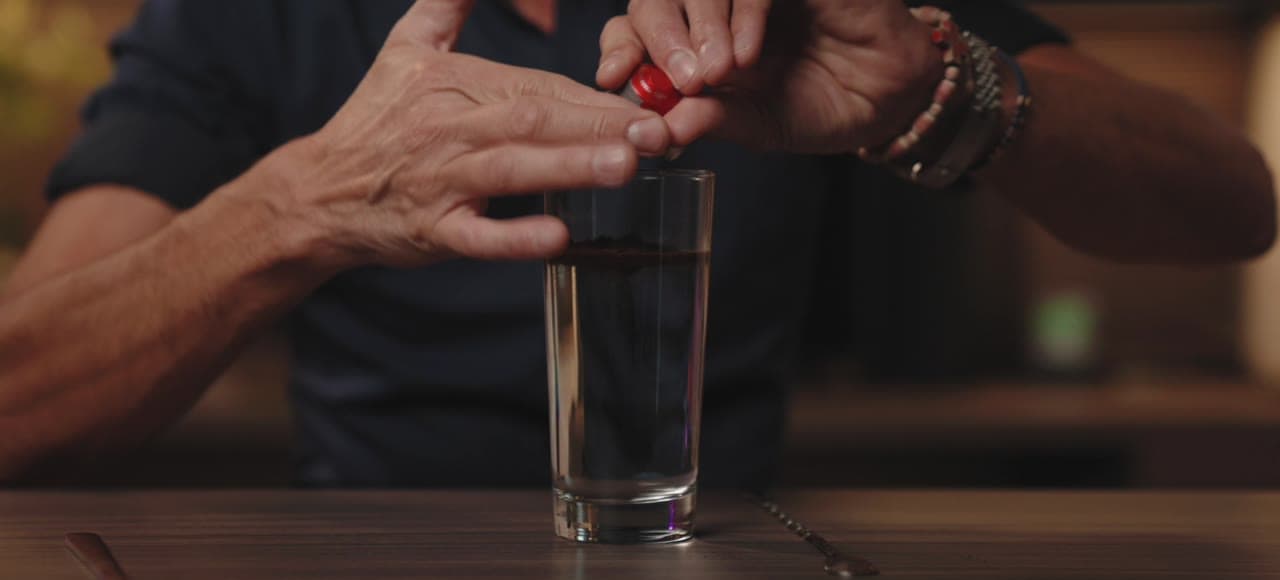 Acqua torbida dopo la capsula